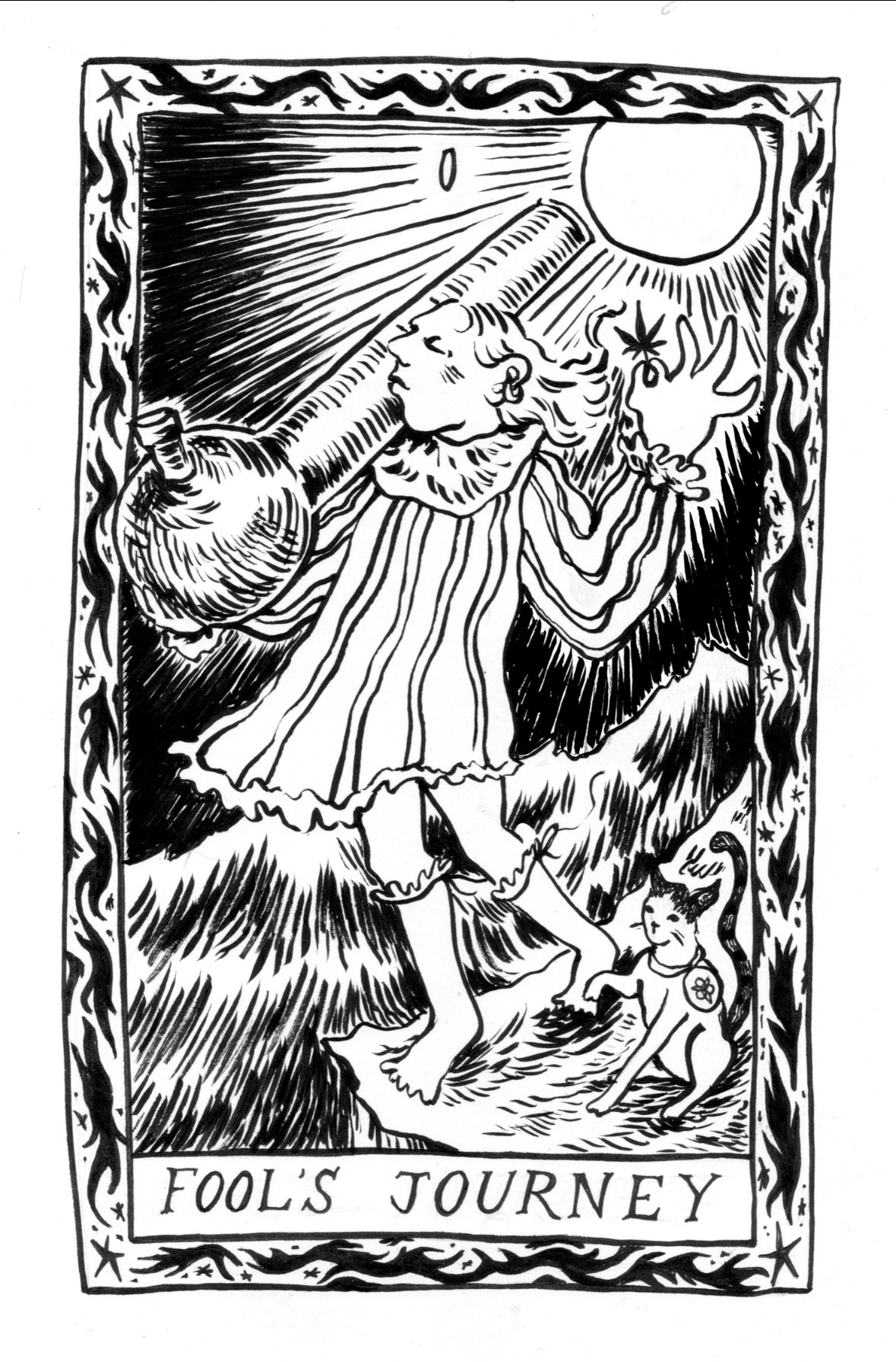 “fool’s journey” t-shirt - white