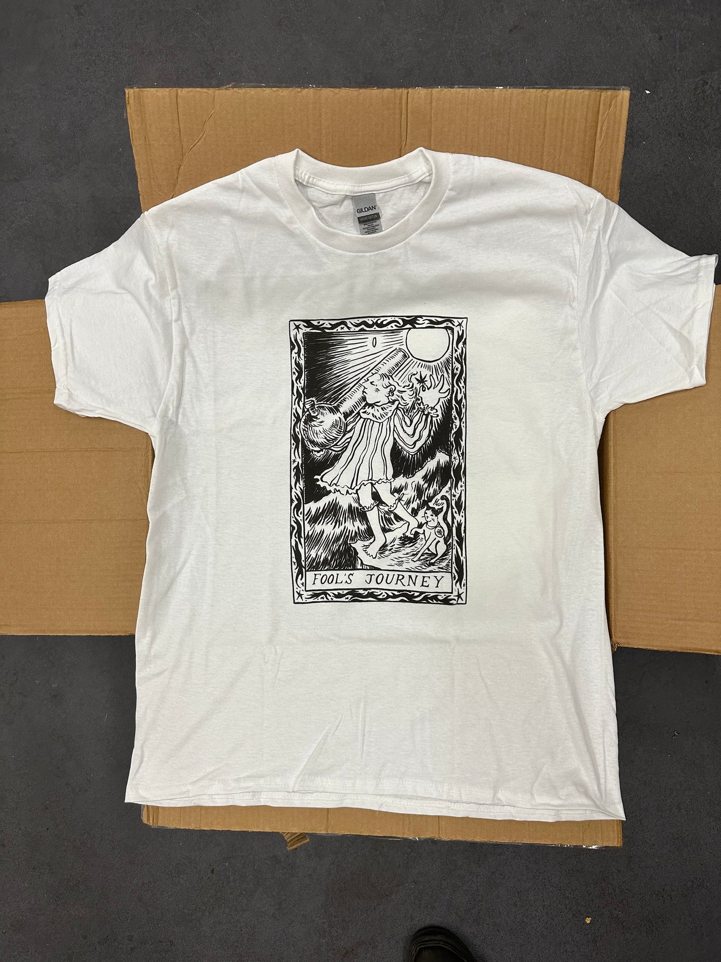 “fool’s journey” t-shirt - white